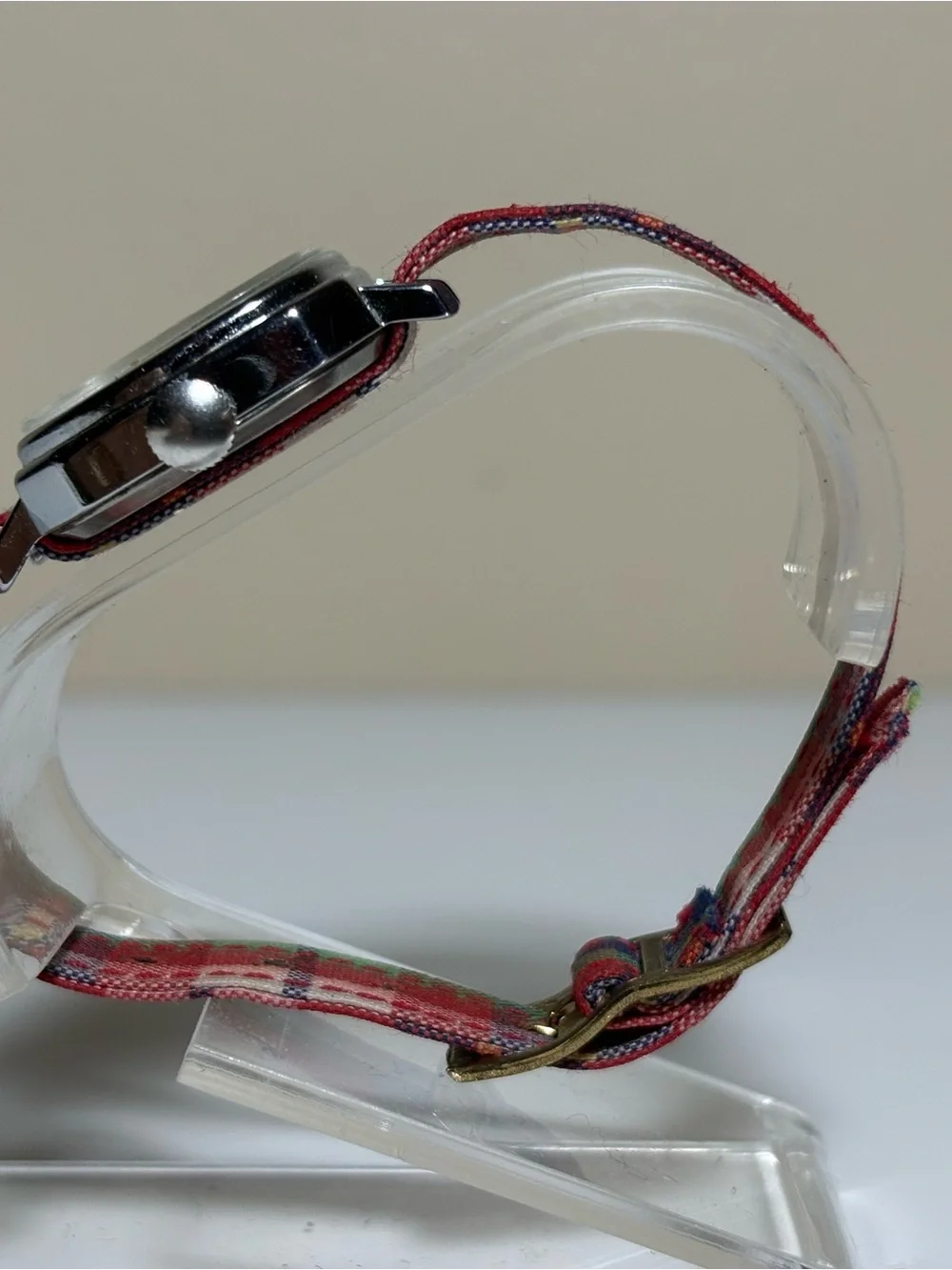 Vintage Armitron Red Digital Leather Strap Watch - 45/8632 C63GL130G